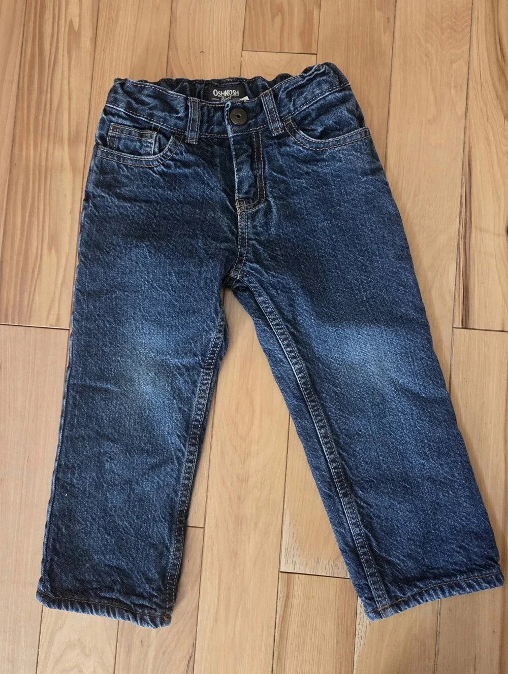 OshKosh Dark Blue Denim Jeans with Fleece Lining